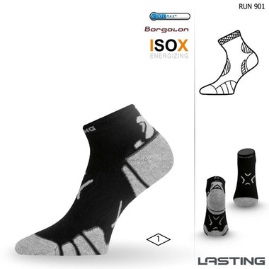 RUN running mini socks black