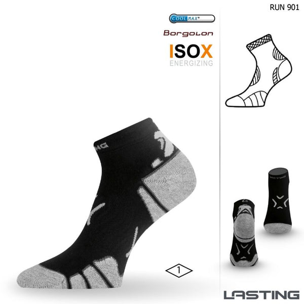 RUN running mini socks black
