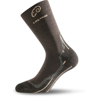 WHI hiking merino medium crew socks Brown