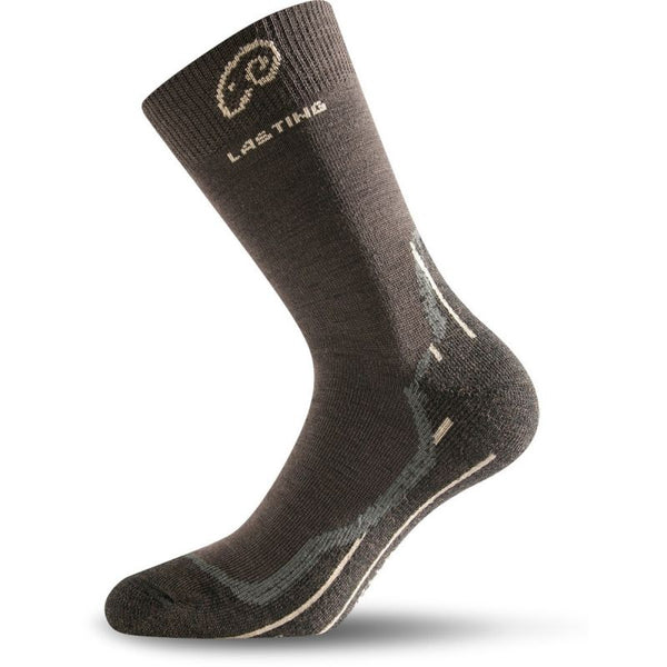 WHI hiking merino medium crew socks Brown